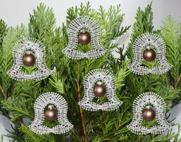 Preview: 555 Klöppelbrief Baumbehang "Glockenklang"